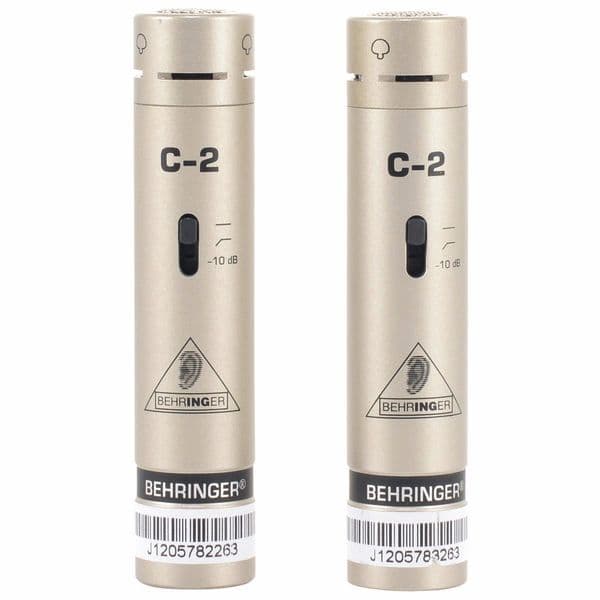 Microphones à condensateur de Studio (Pack de 2)